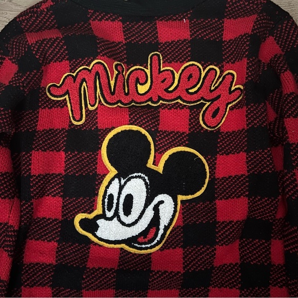 Forever 21 x Disney Mickey Mouse Checkered Cardigan - Picture 5 of 6